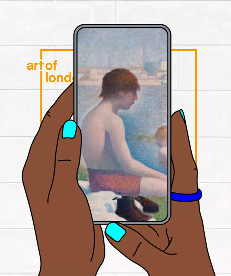 Art of London Augmented Gallery AR app